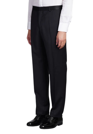 Tuxedo Wool Regular Pants Ck Black / 48