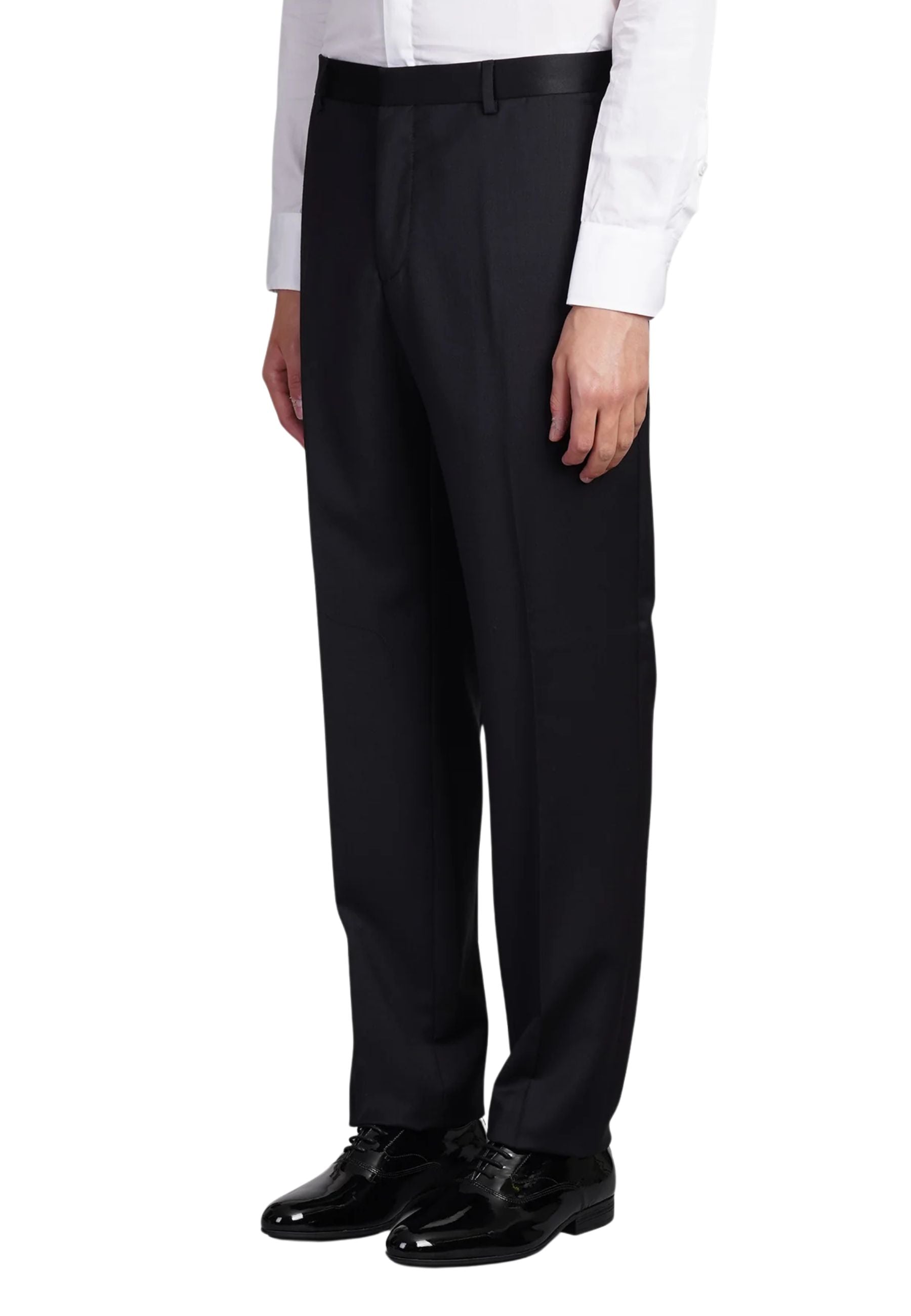 Tuxedo Wool Regular Pants Ck Black / 48