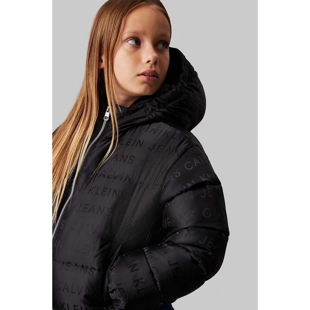 Logo Aop Puffer Jack Black Logo Aop / 10