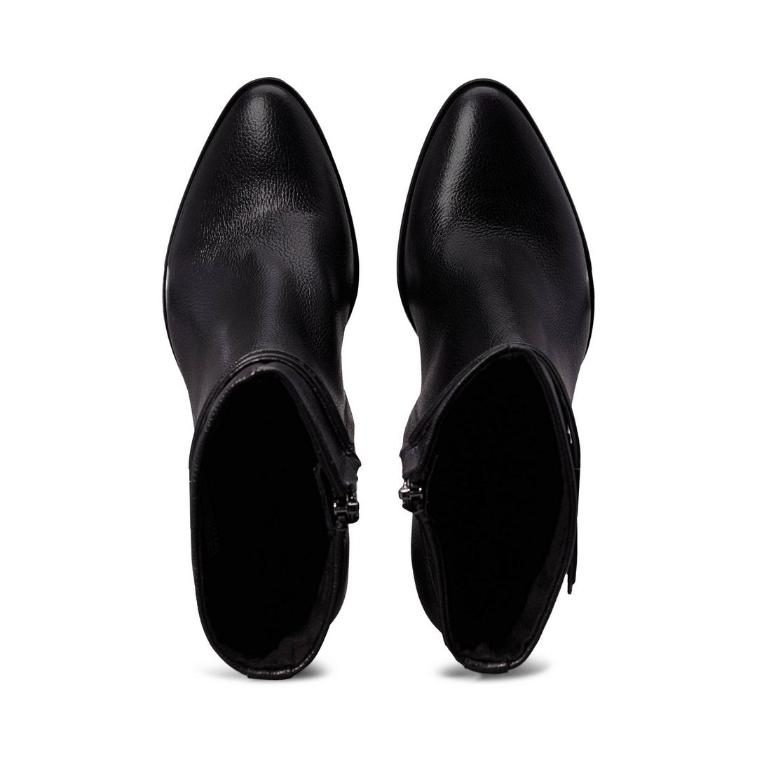 Heel Ankle Boot 85 W/Hw Lth Ck Black / 41