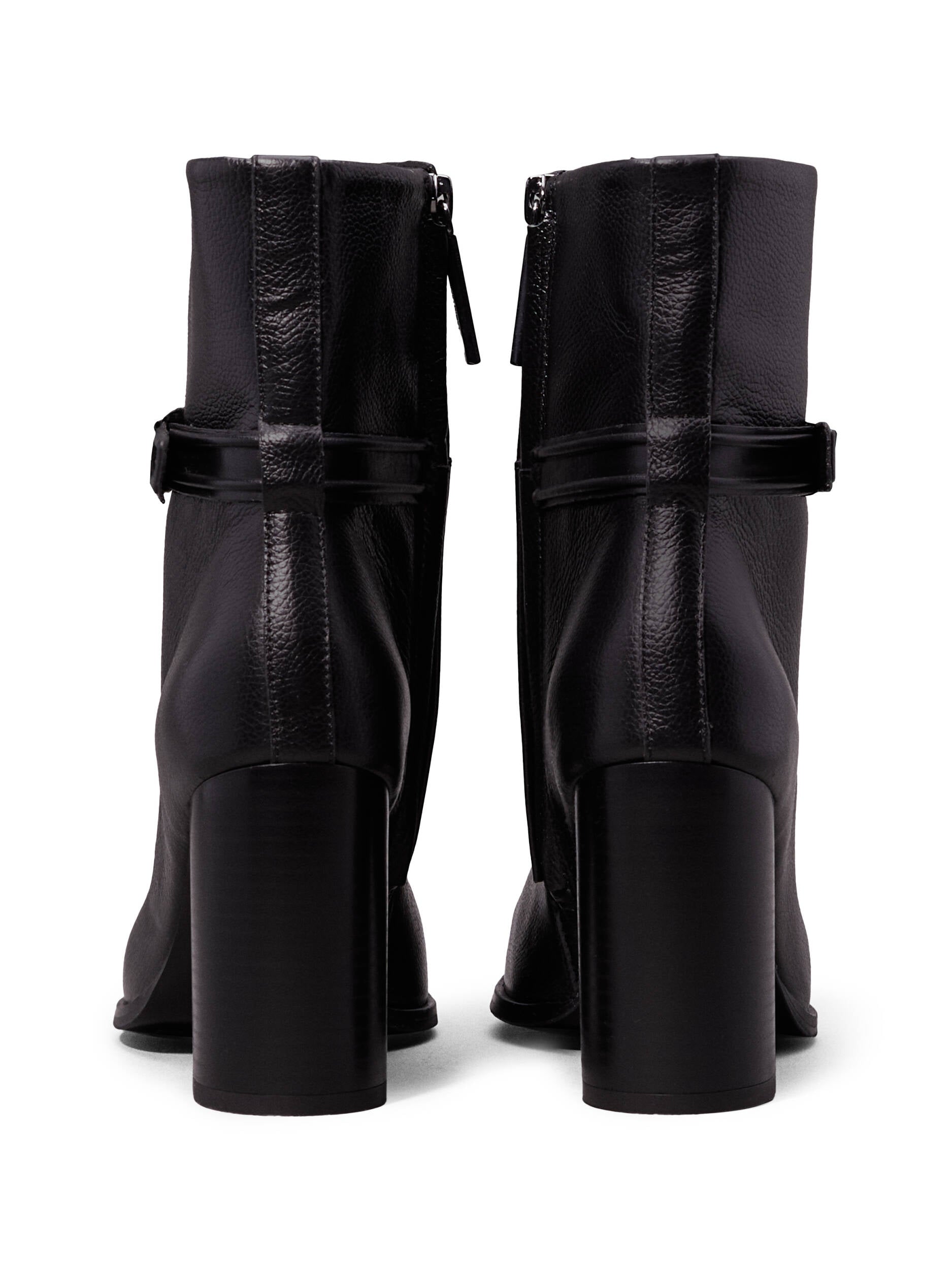 Heel Ankle Boot 85 W/Hw Lth Ck Black / 41