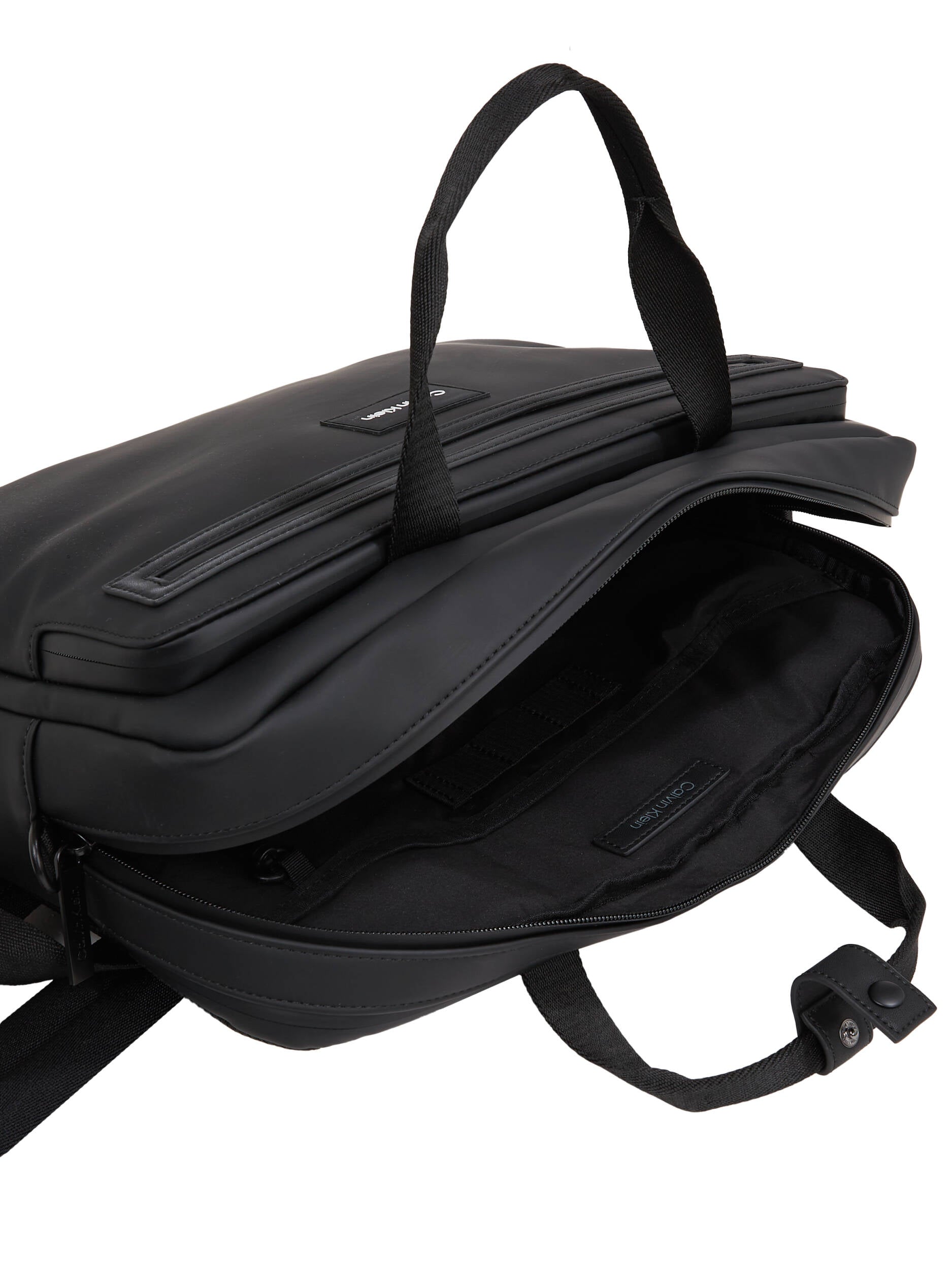 Ck Essential Conv Laptop Bag Rub Ck Black Rubber / OS