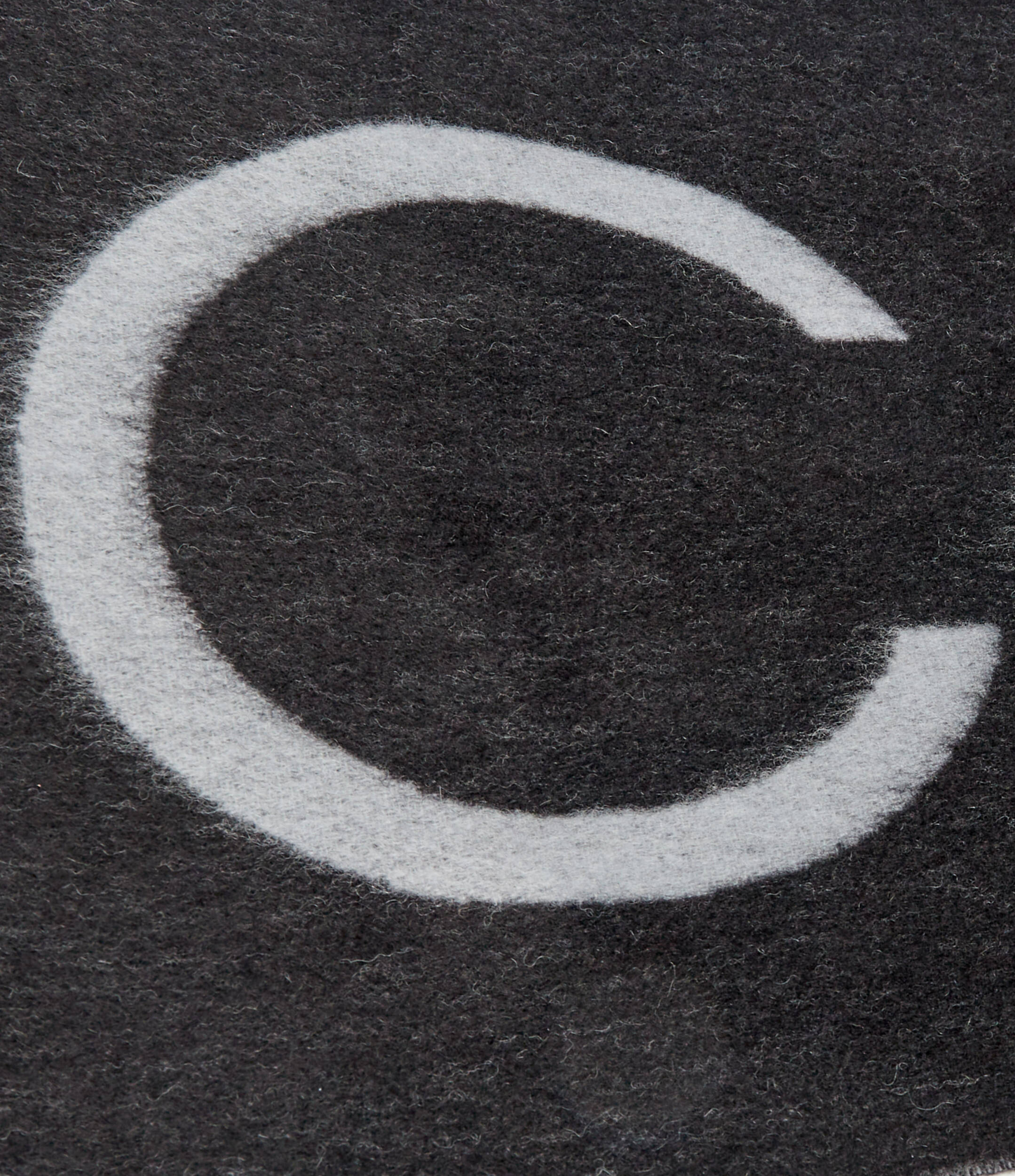 Classic Wool Scarf Signiture Dark Grey/Grey Melange / OS