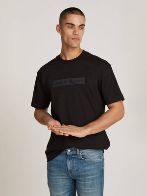 Embroidered Box Tee Ck Black / L