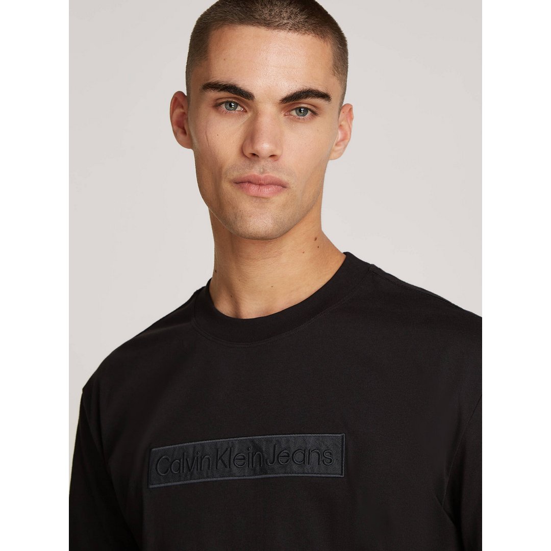 Embroidered Box Tee Ck Black / L