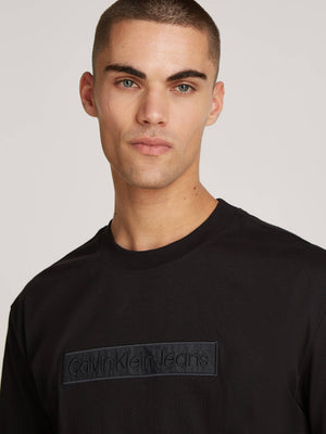 Embroidered Box Tee Ck Black / L