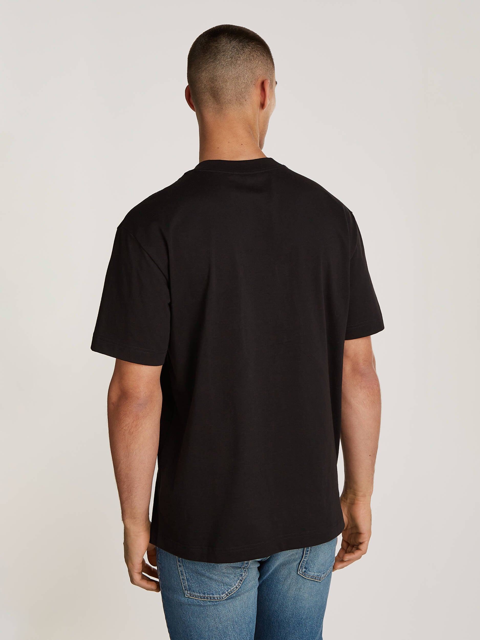 Embroidered Box Tee Ck Black / L