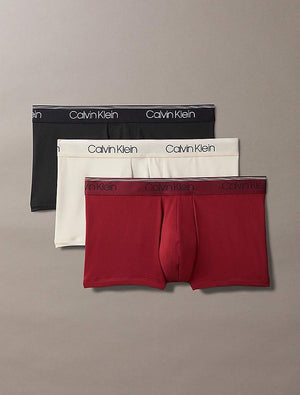 Low Rise Trunk 3Pk BLACK SYRAH COCOON / L