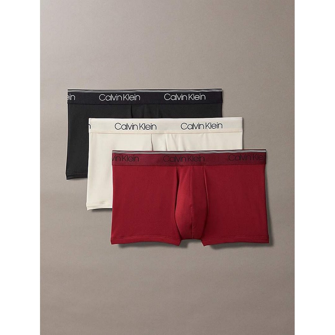 Low Rise Trunk 3Pk BLACK SYRAH COCOON / L