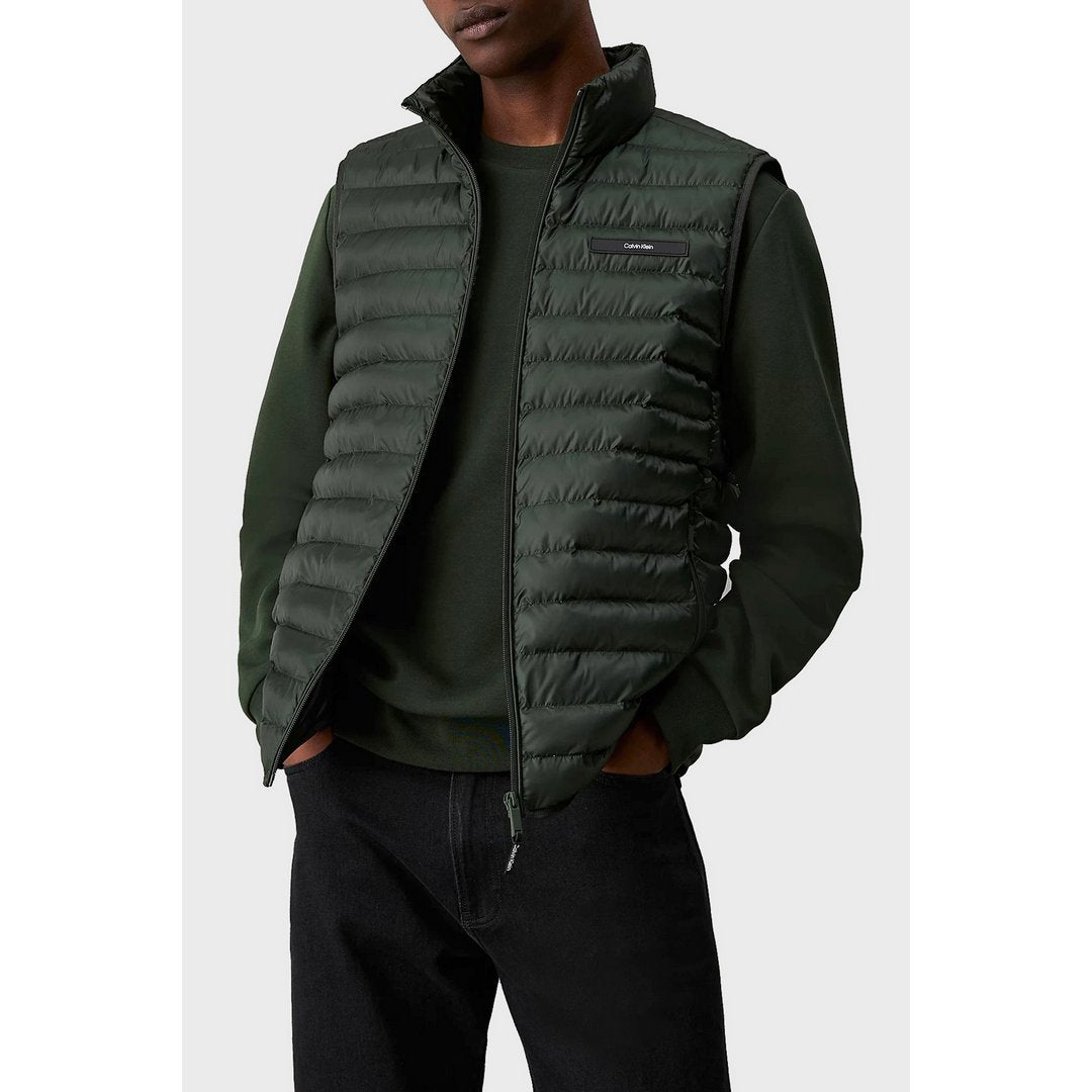 Packable  Quilt Vest Midnight Forest / L