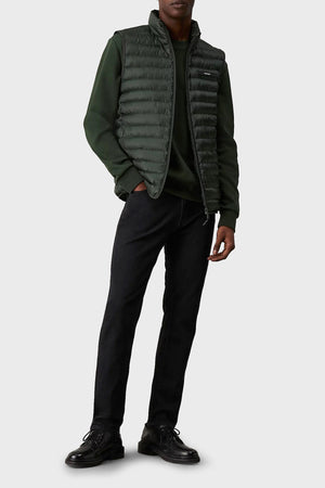 Packable  Quilt Vest Midnight Forest / L