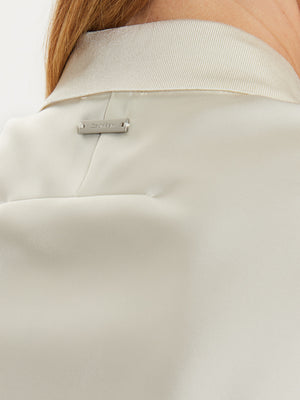 Tech Satin Hs Polo Shirt Antique White / 42