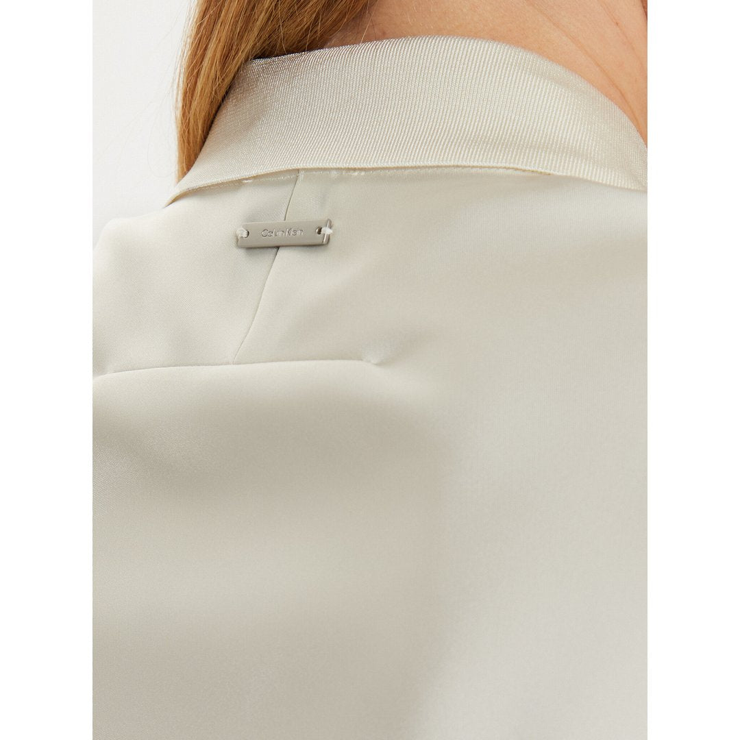 Tech Satin Hs Polo Shirt Antique White / 42