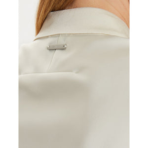 Tech Satin Hs Polo Shirt Antique White / 42