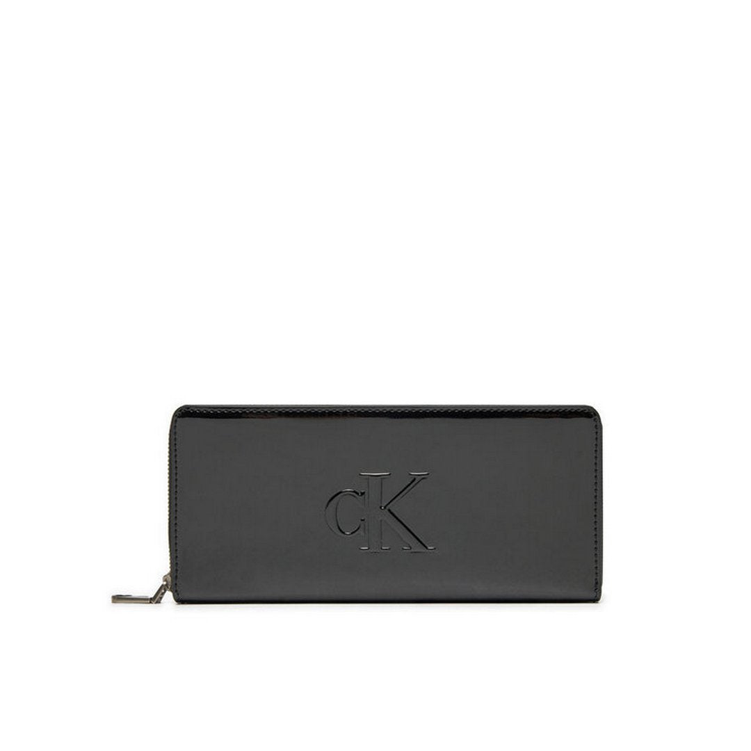 Sculpted Zip Around Im Black / OS