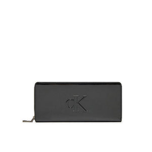Sculpted Zip Around Im Black / OS