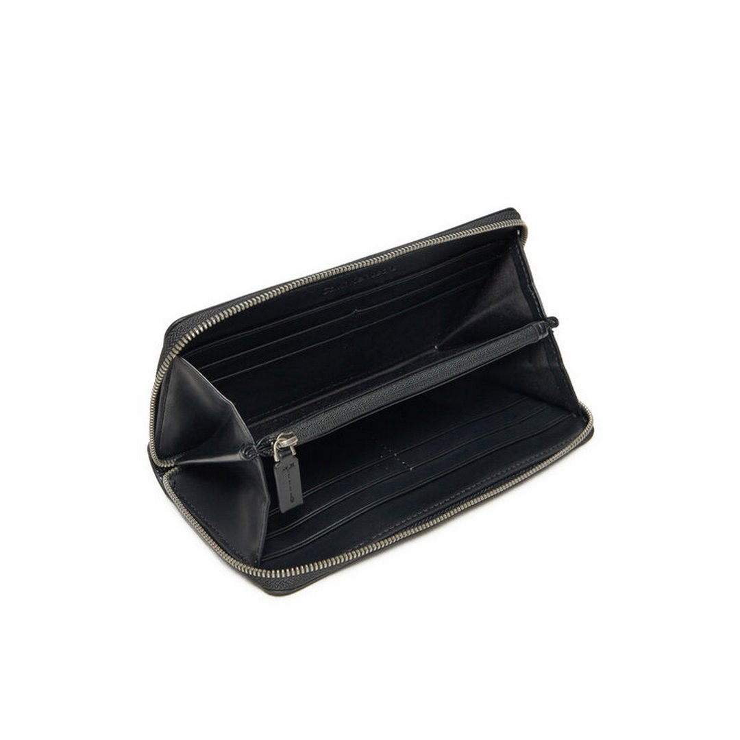 Sculpted Zip Around Im Black / OS