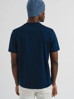 Embossed Hilfiger Crest Tee Night Sky / L
