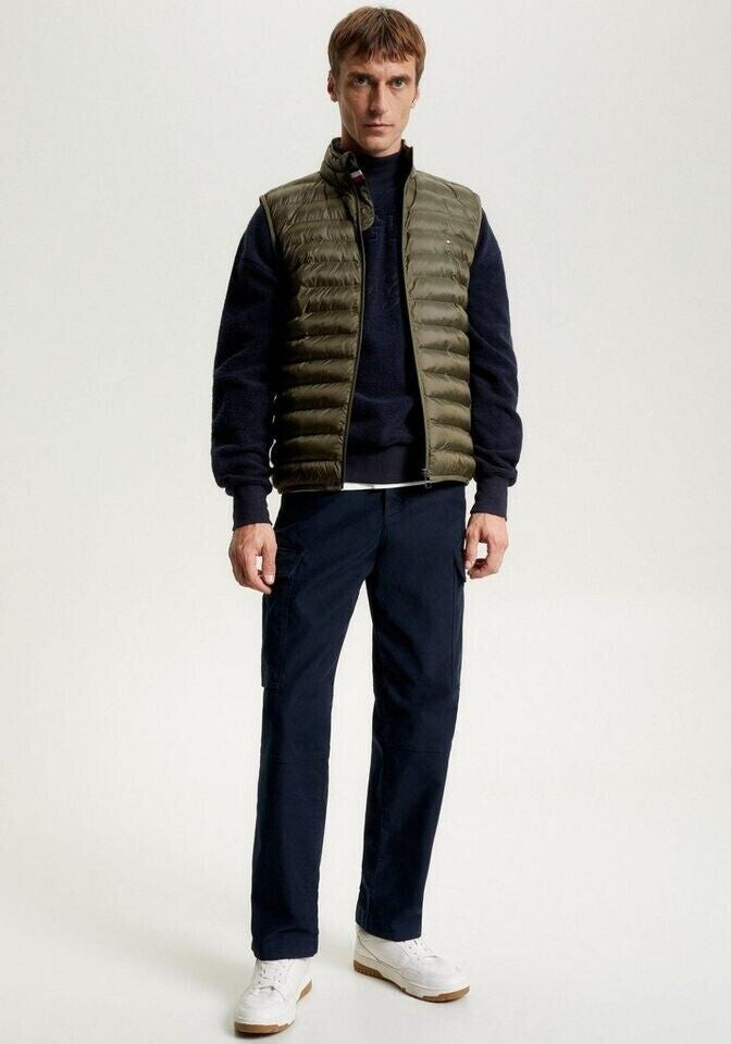 Packable Recycled Vest Army Green / L