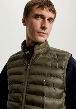Packable Recycled Vest Army Green / L