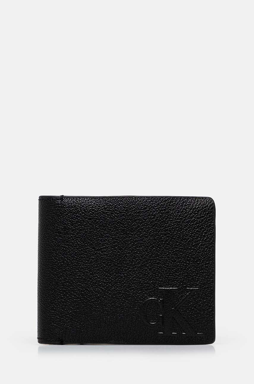 Logo Emboss Bifold W/Coin Black / OS