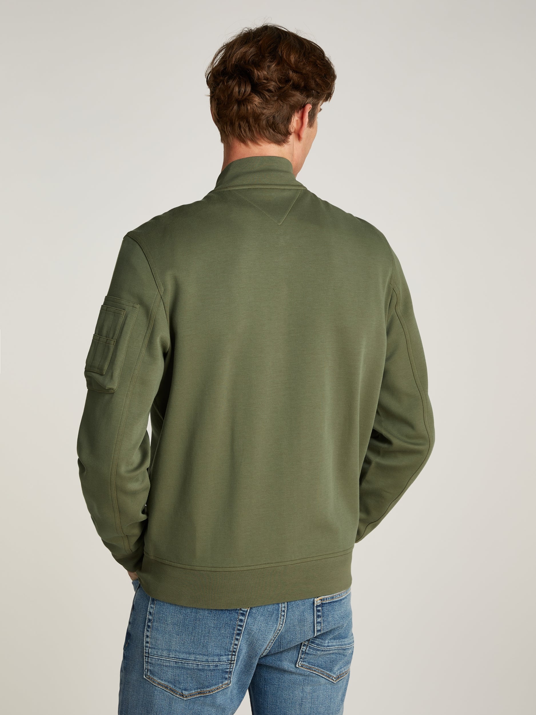 Essential Intechno Baseball Jkt Battle Green / L