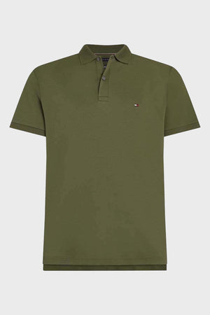 Liquid Cotton Reg Seasonal Polo Army Green / L