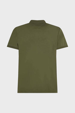 Liquid Cotton Reg Seasonal Polo Army Green / L