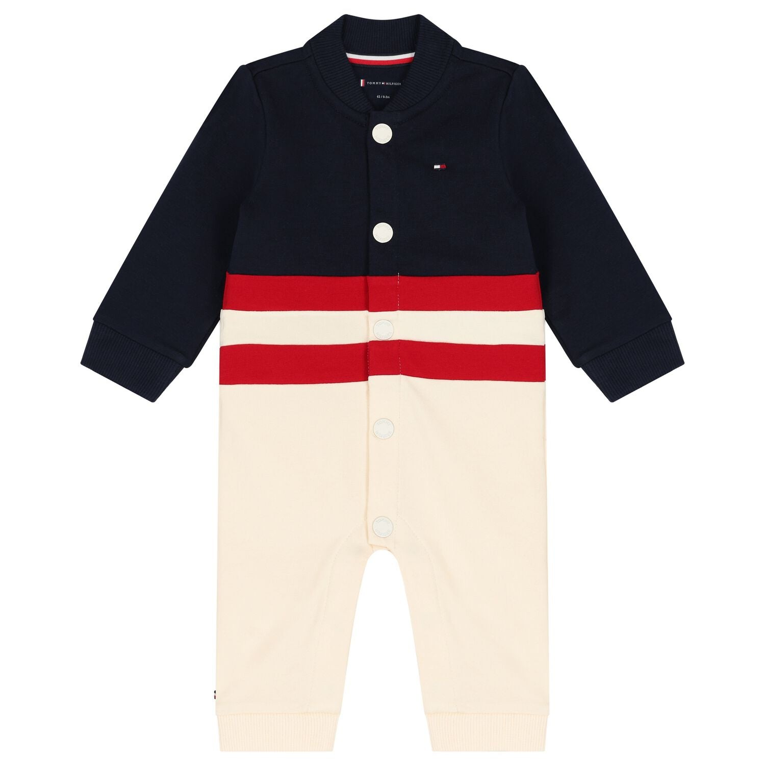 Colorblock Coverall Calico Colorblock / 80
