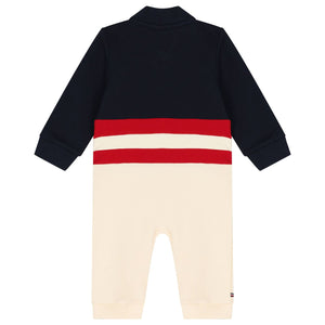 Colorblock Coverall Calico Colorblock / 80
