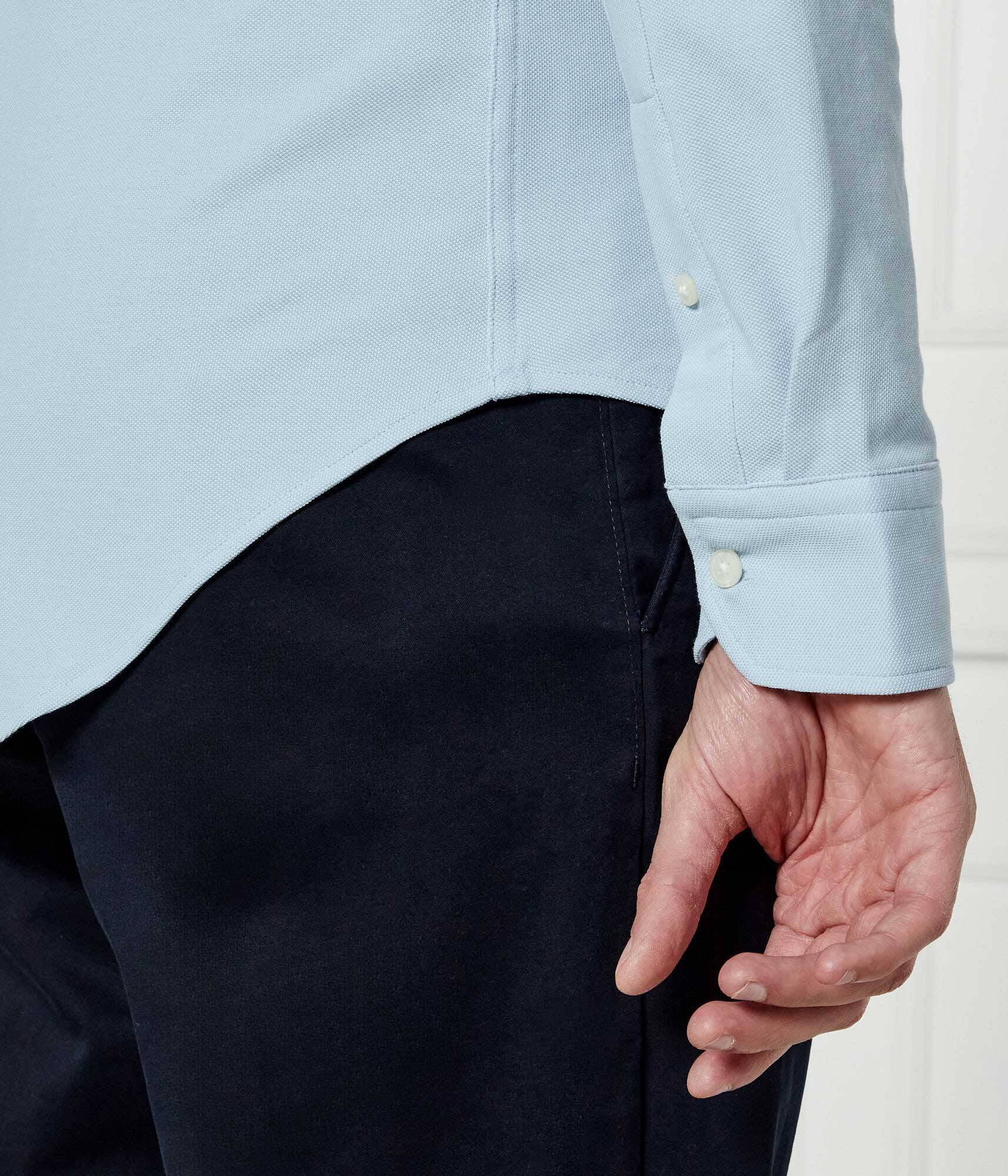 Performance Oxf Pique Sf Shirt Breezy Blue / L
