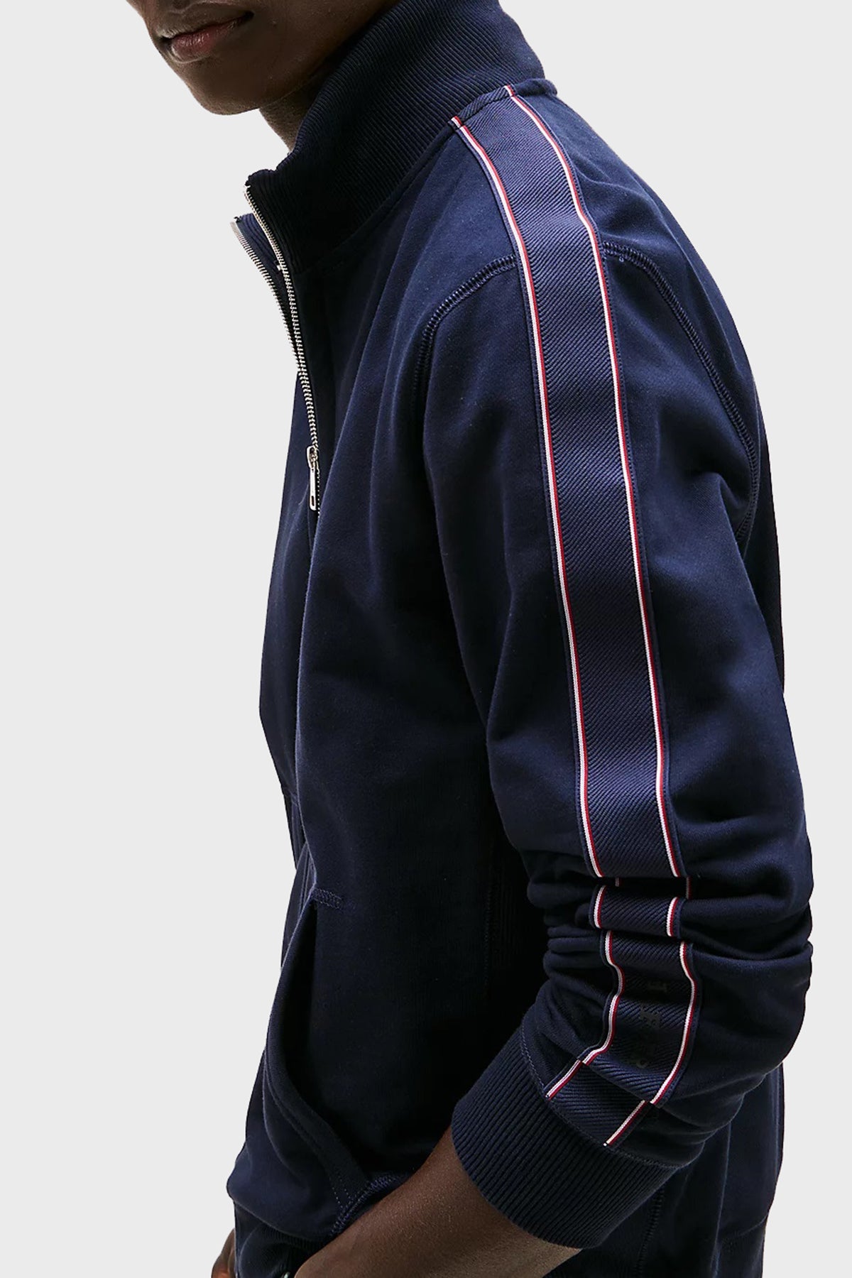 Global Stripe Zt Stand Collar Desert Sky / L