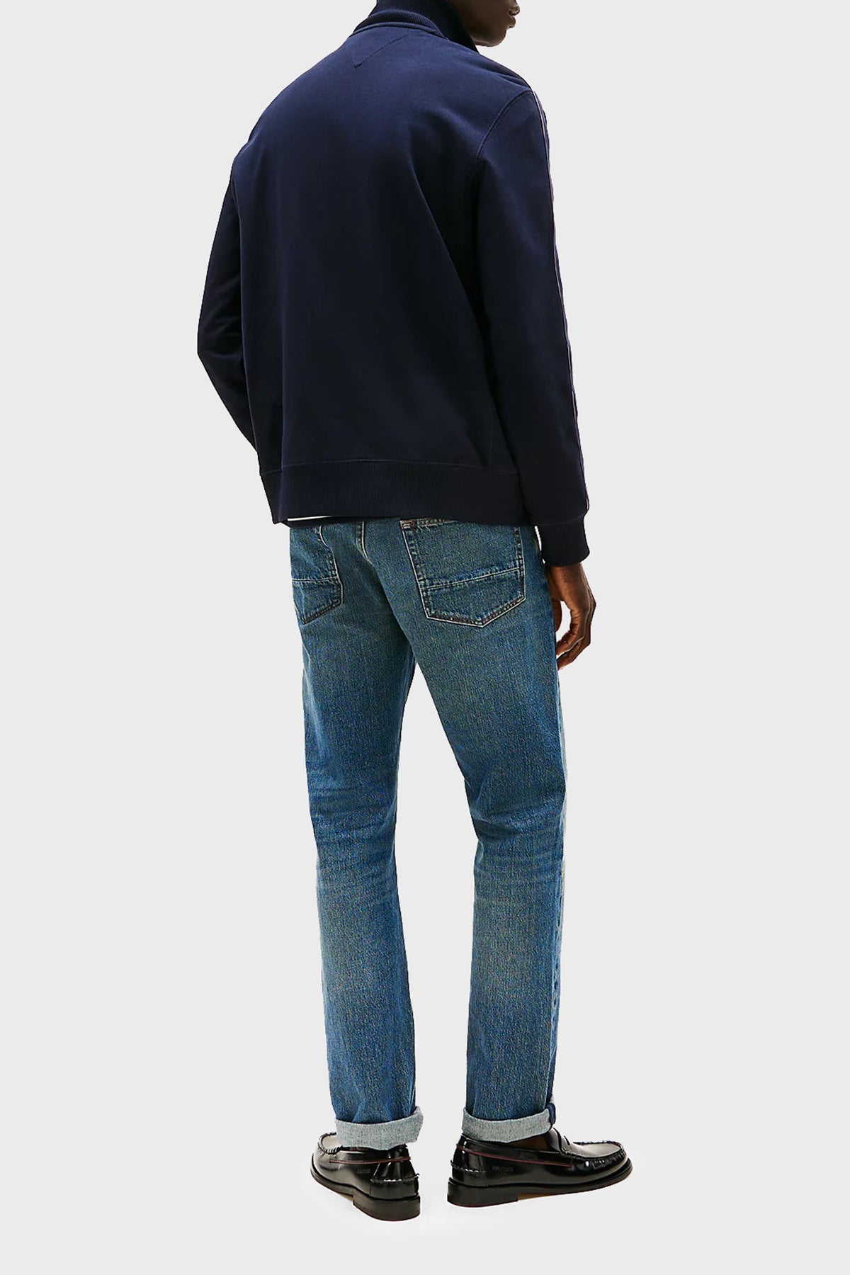 Global Stripe Zt Stand Collar Desert Sky / L