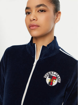 Tjw Velvet Side Strip Jacket Ocean Cavern / L