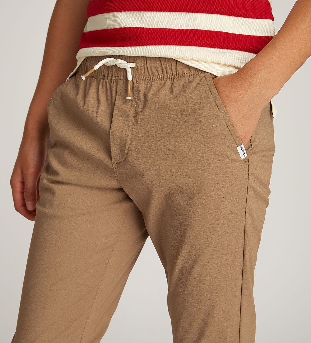 Light Weight Pull On Pant Hickory / 10