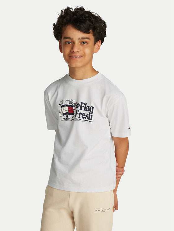 Flag Fun Tee Ss White / 10