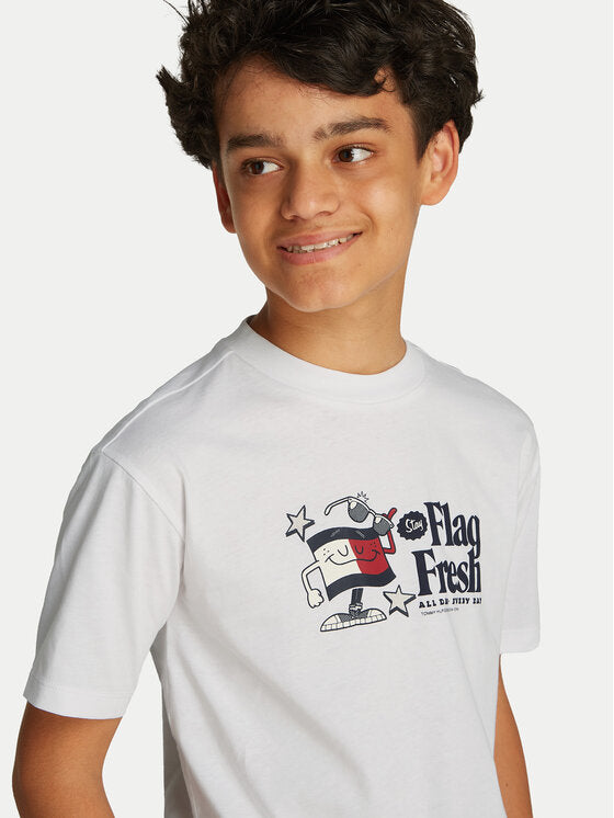 Flag Fun Tee Ss White / 10