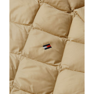 Lw Down Quilted Collarless Jkt Beige / L