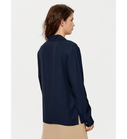 Soft Viscose Regular Ls Shirt Dark Night Navy / 42