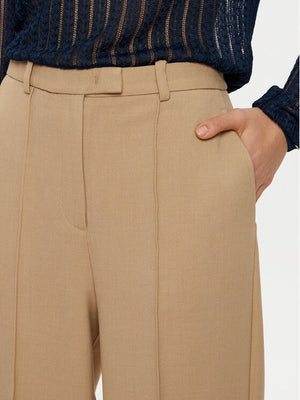 Punto Relaxed Straight Pant Classic Beige Htr / R40