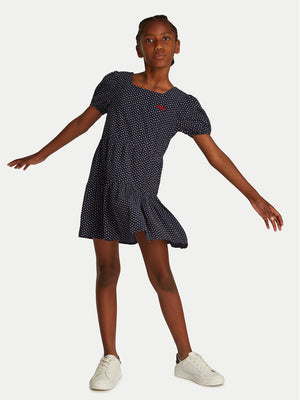 Star Print Dress Ss Dark Night Navy / 10