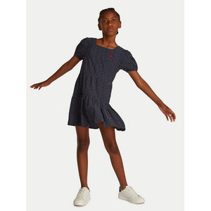Star Print Dress Ss Dark Night Navy / 10