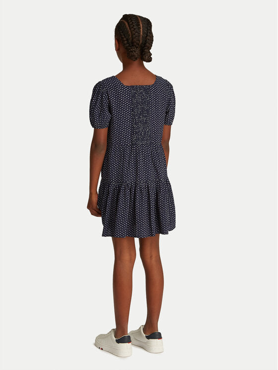 Star Print Dress Ss Dark Night Navy / 10