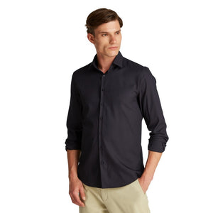 Performance Solid Slim Shirt Ck Black / 42