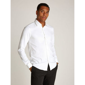Performance Solid Slim Shirt Bright White / 42