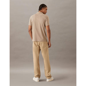 Smooth Cotton  Slim Polo Vintage Khaki / L
