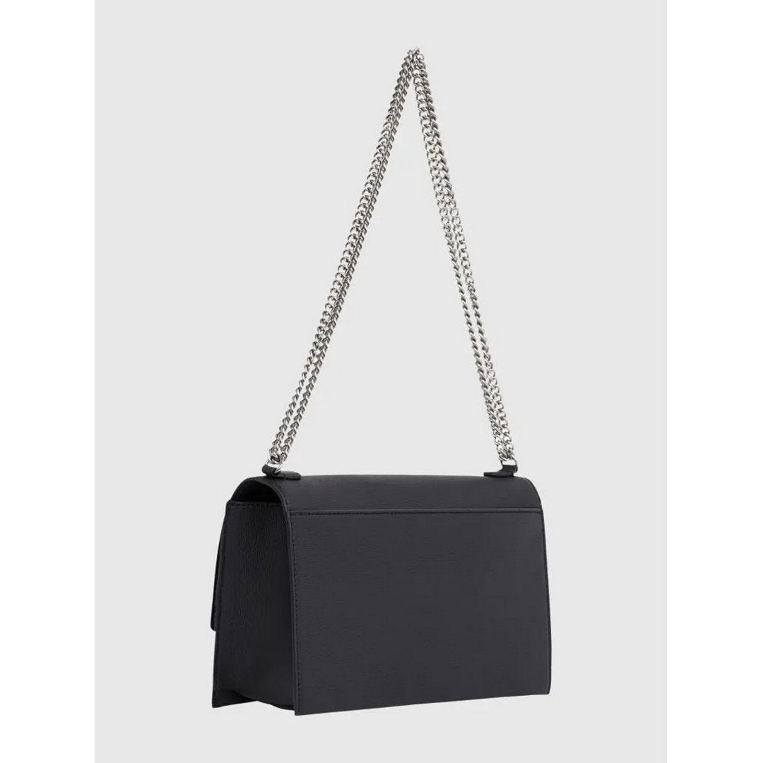 Forged Chain Flap Bag27 Black / OS