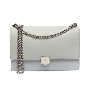 Forged Chain Flap Bag27 Mirage Gray / OS