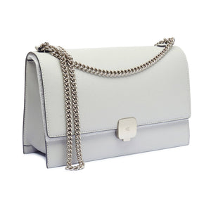 Forged Chain Flap Bag27 Mirage Gray / OS