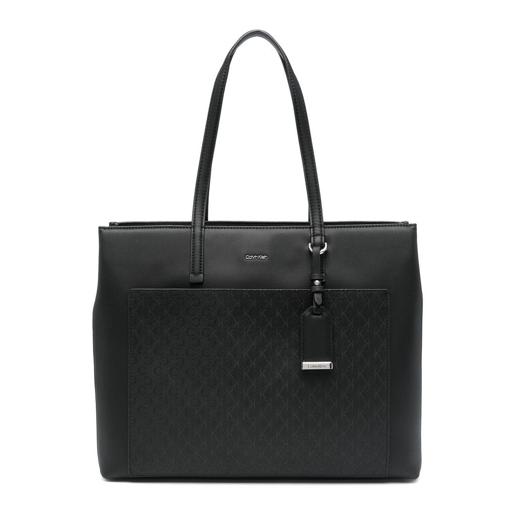Ck Must Medium Shopper_Mono Classic Mono Black / OS